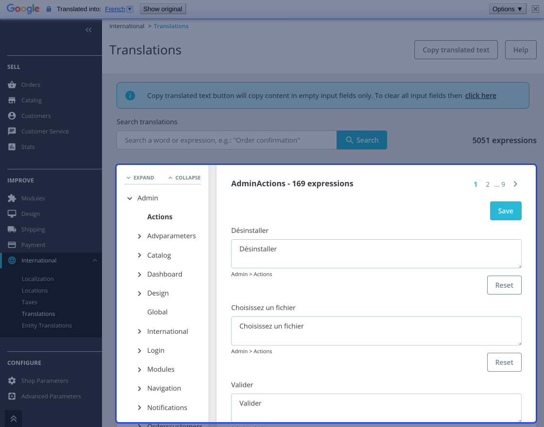 PrestaShop All in one Translations | Front Office, Back Office, Modules