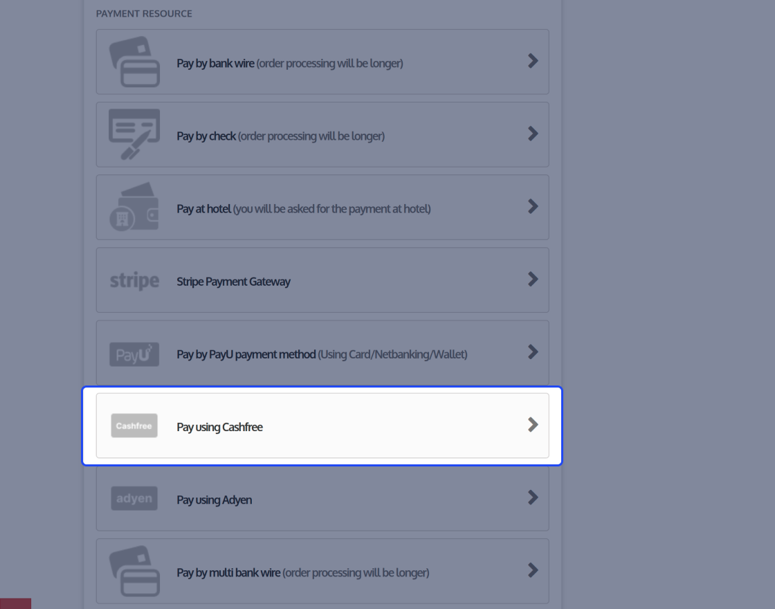 QloApps Cashfree Payment | UPI | Wallet