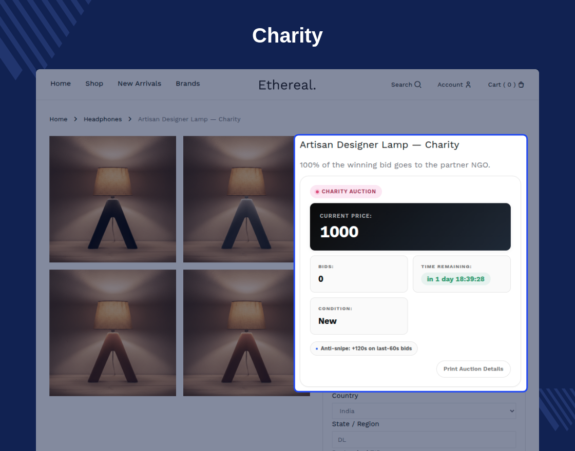 WooCommerce Auction Plugin