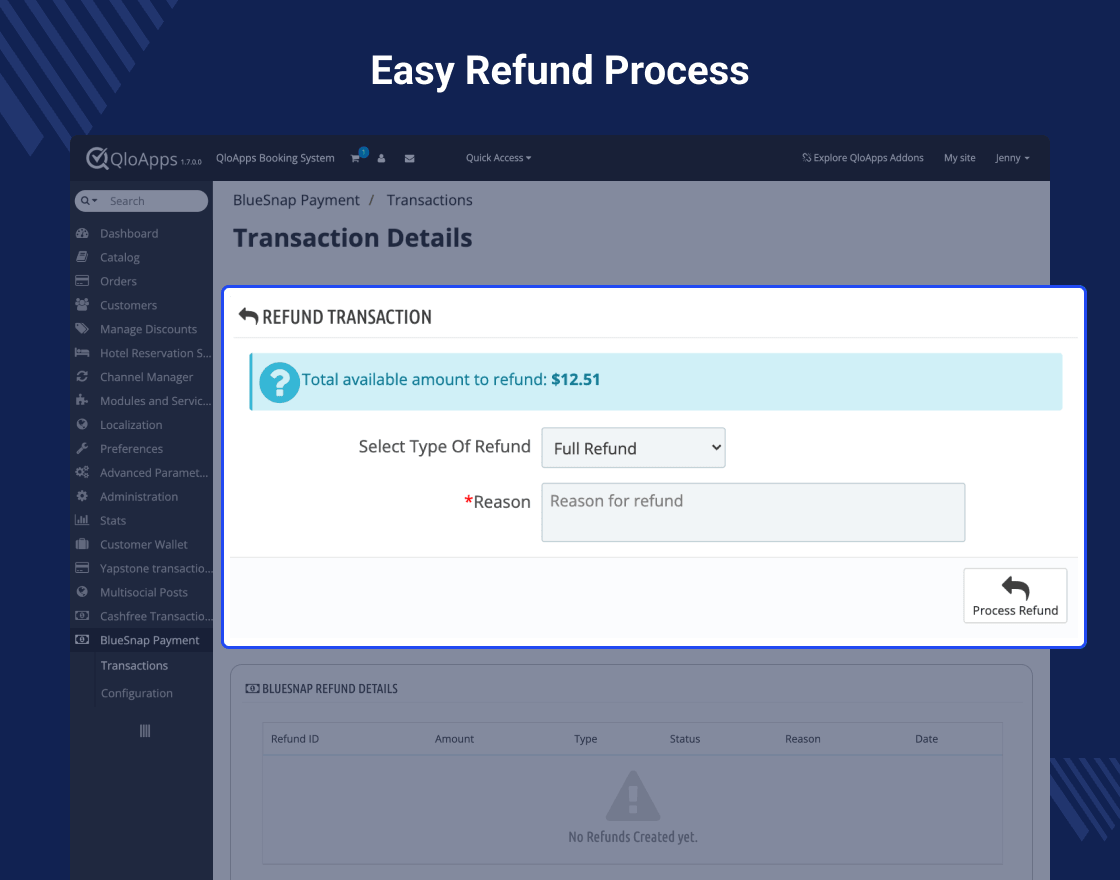 QloApps BlueSnap Payment Gateway