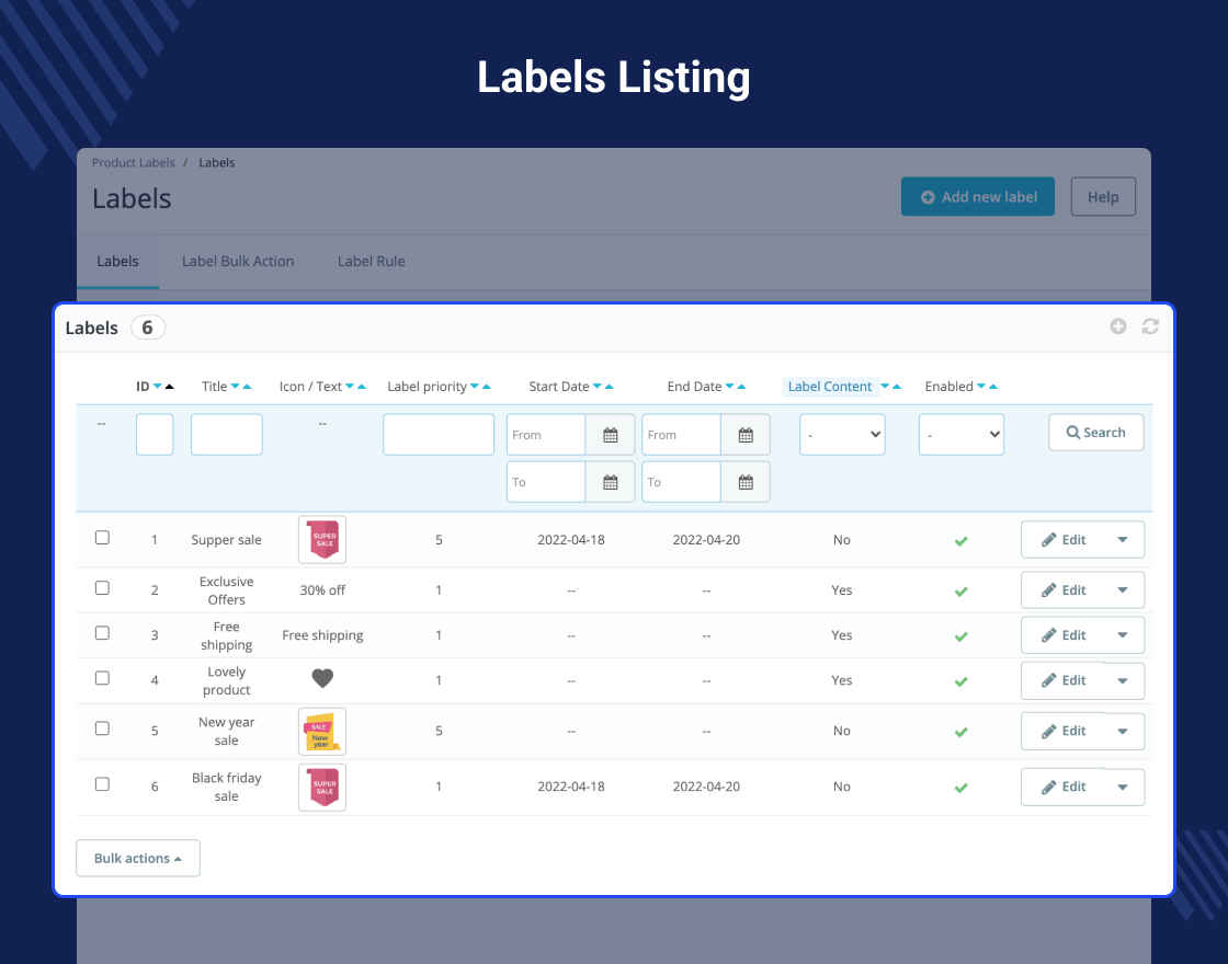Prestashop Product Label | Product Sticker