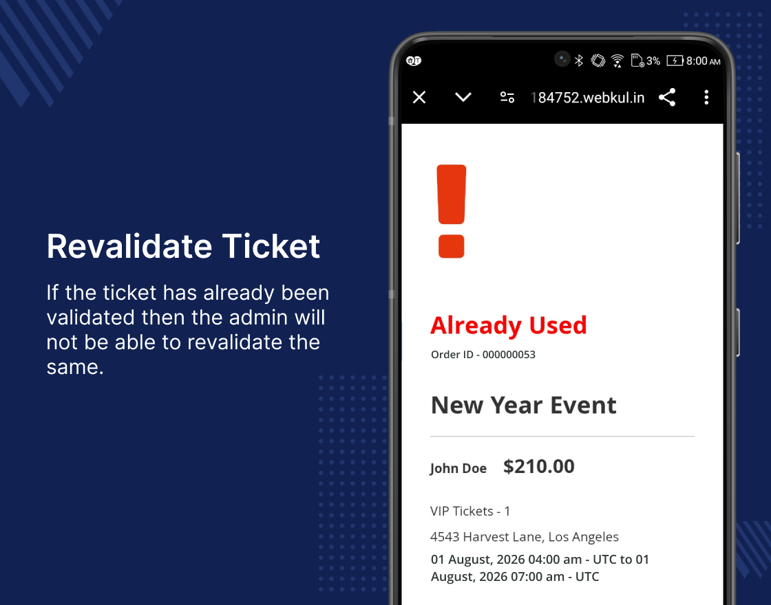 Magento 2 Reservation Booking QR Code 