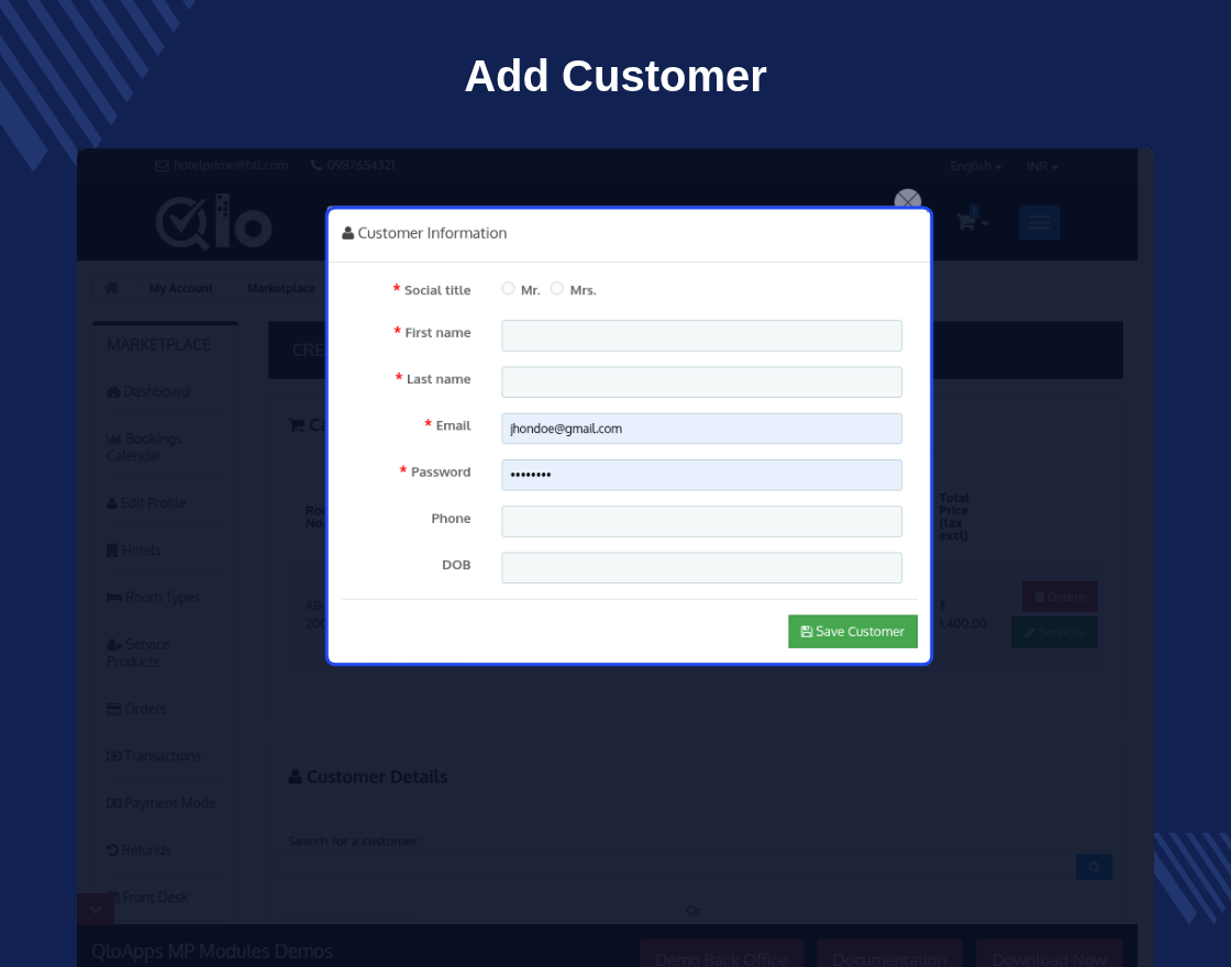 QloApps Marketplace On Desk Booking