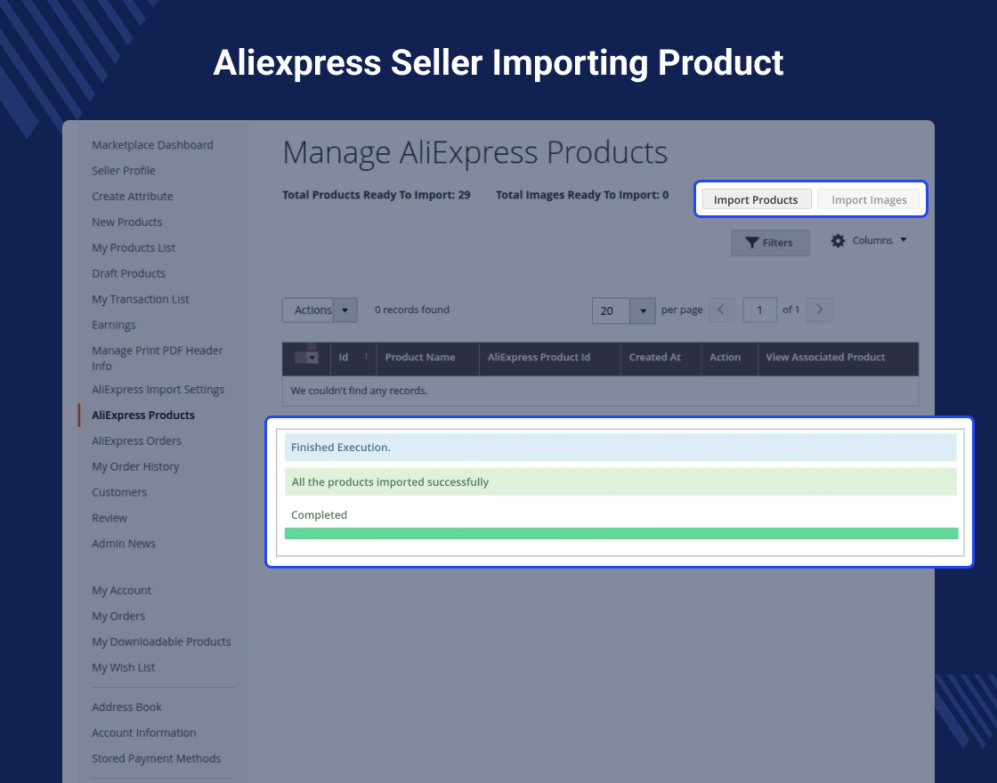 Multi Vendor AliExpress Importer for Magento 2
