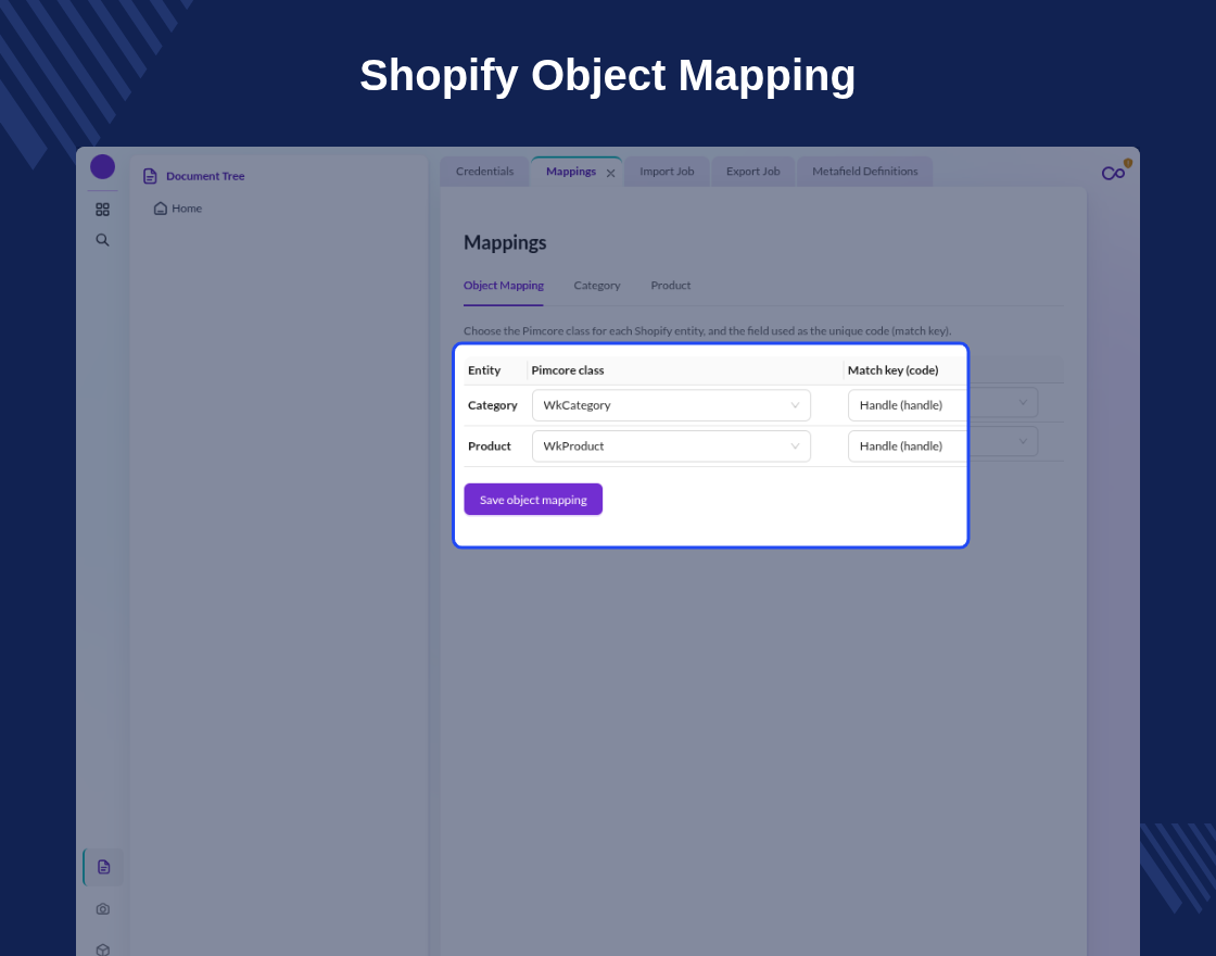 Pimcore Connector for Shopify