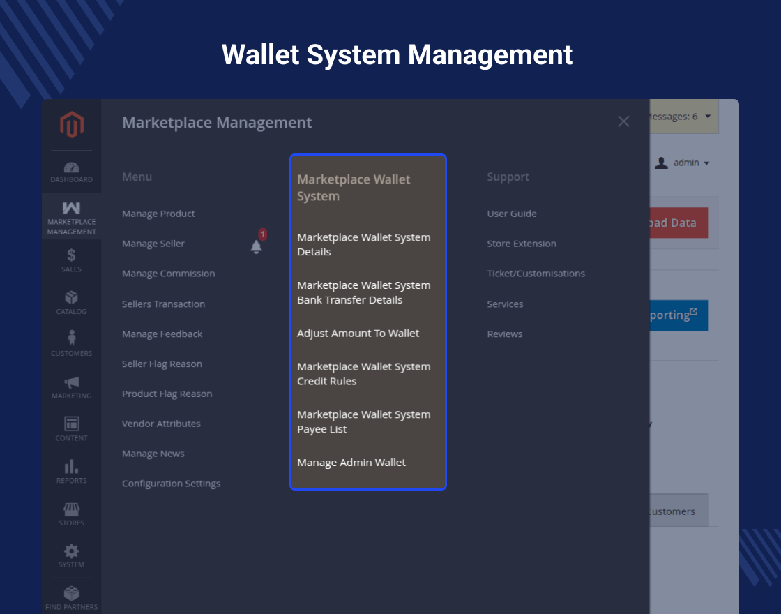 Magento 2 Multi Vendor Wallet