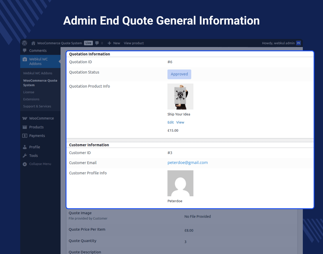 Quote System for WooCommerce
