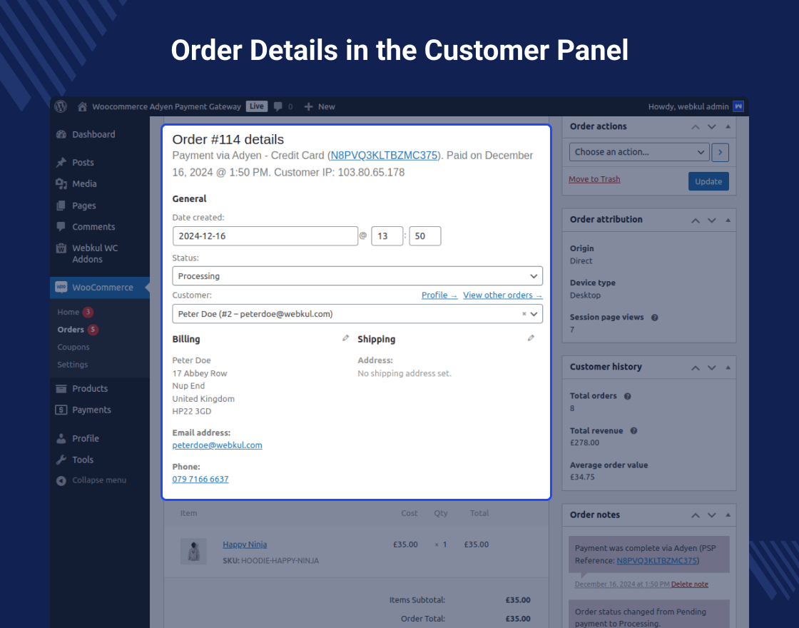 WooCommerce Adyen Payment Gateway