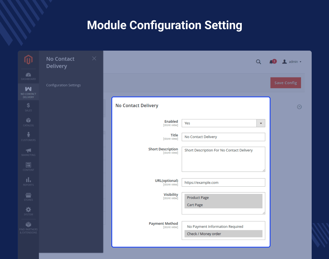 Magento 2 No Contact Delivery 