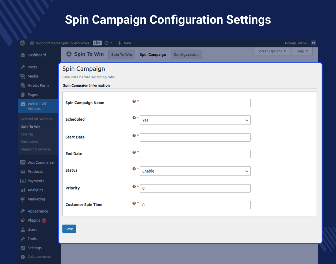 WooCommerce Spin to Win