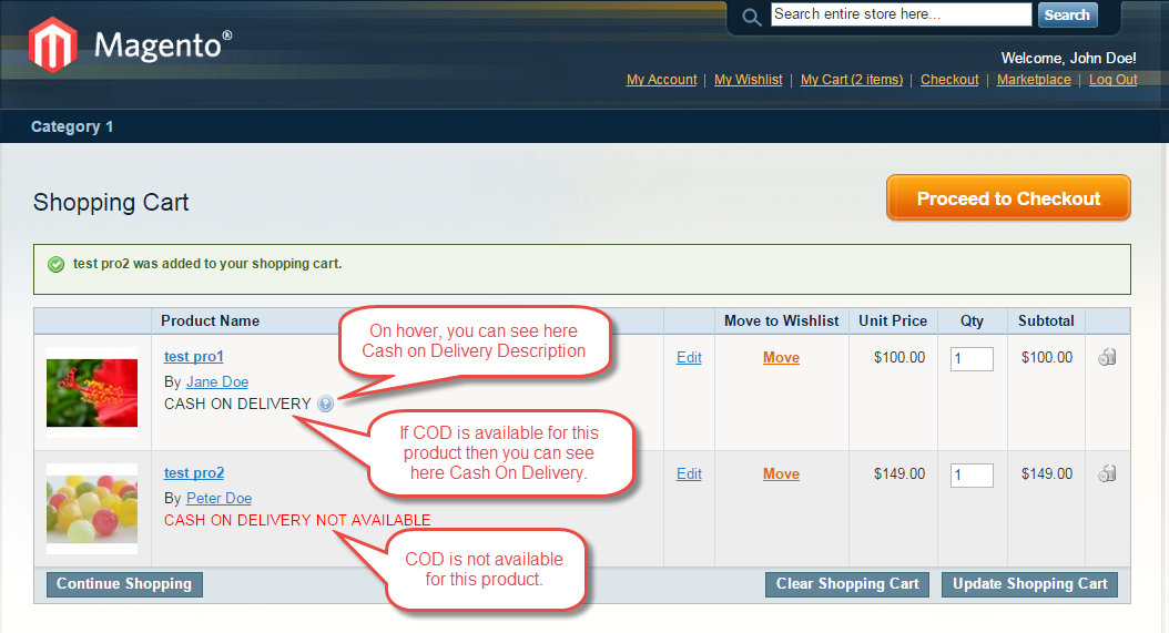 Magento (OpenMage) Marketplace Cash On Delivery