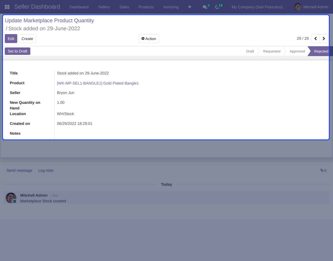 Odoo Marketplace Stock Notification