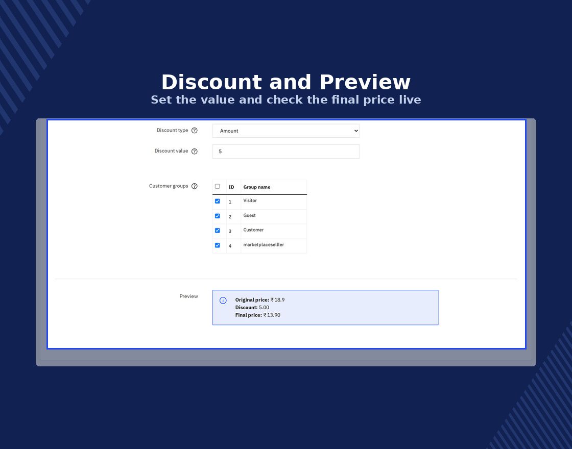 PrestaShop Return Opt-Out Discount