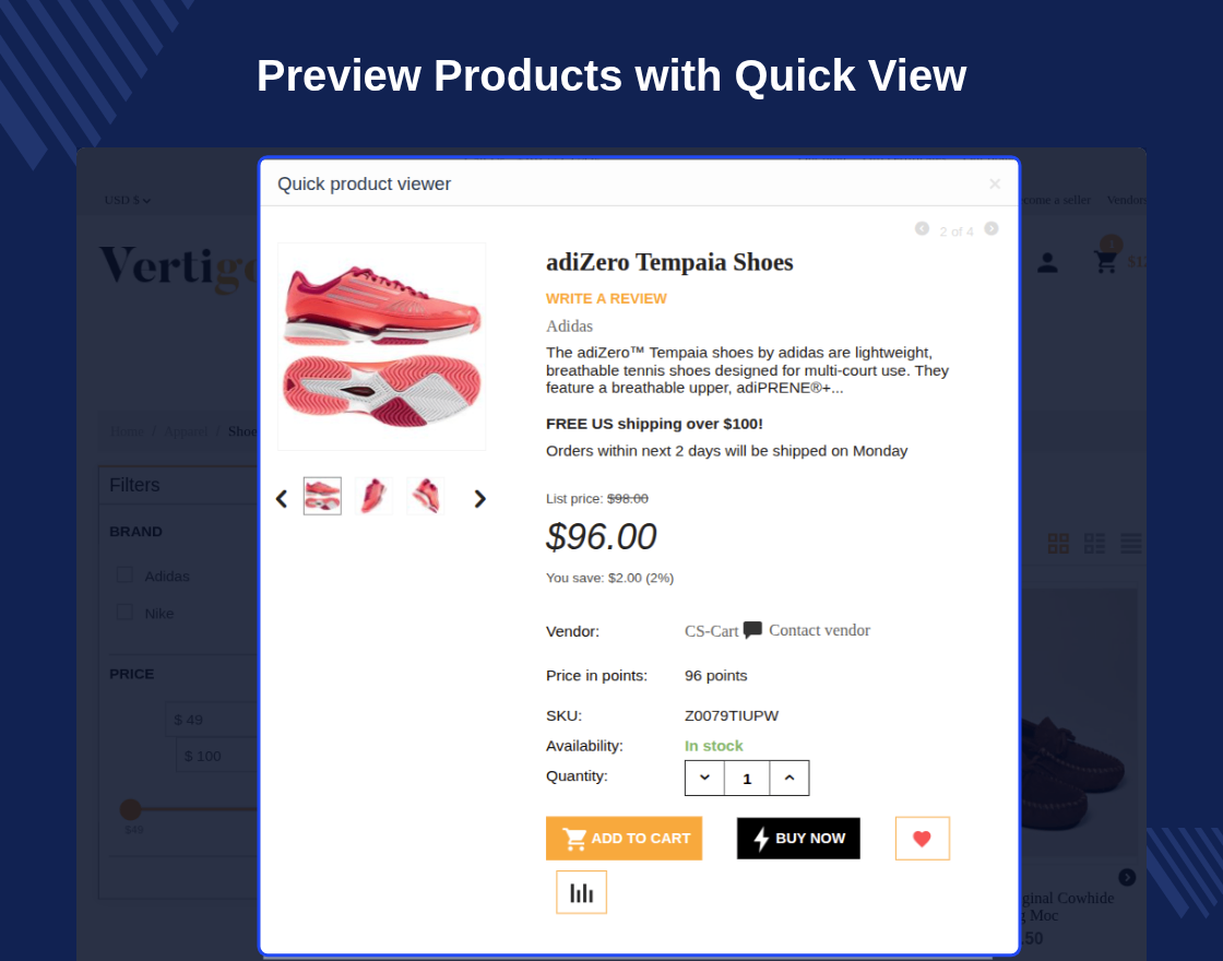 CS-Cart Vertigo: Fashion Responsive Theme