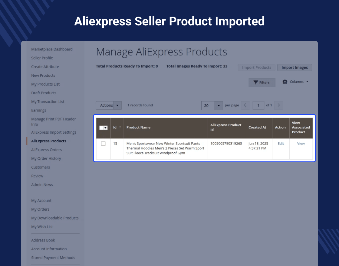 Multi Vendor AliExpress Importer for Magento 2