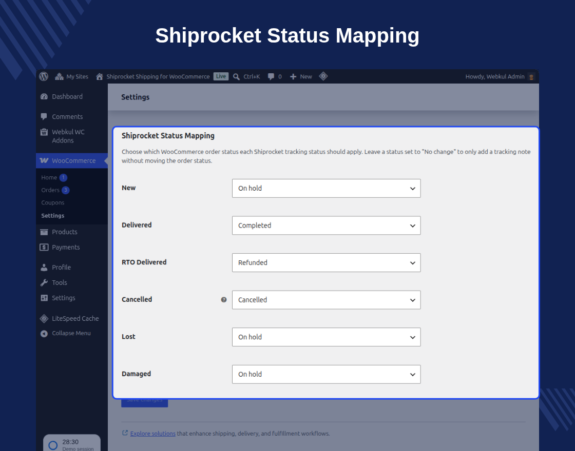 WooCommerce Shiprocket Shipping