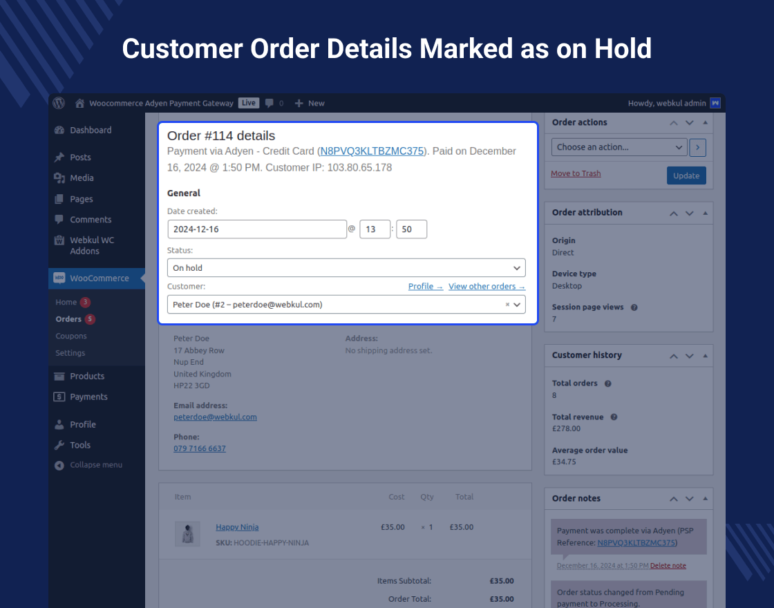 WooCommerce Adyen Payment Gateway