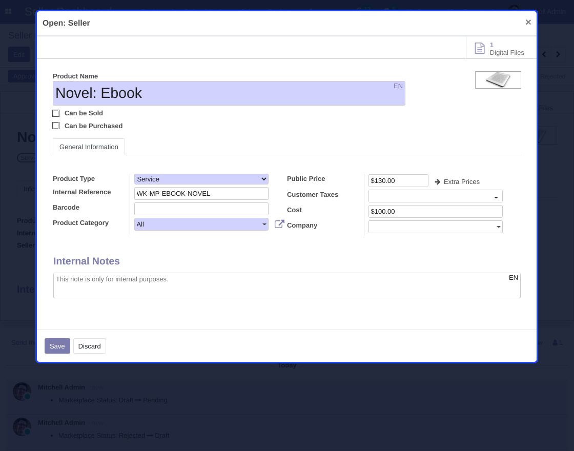 Odoo Marketplace Digital Products