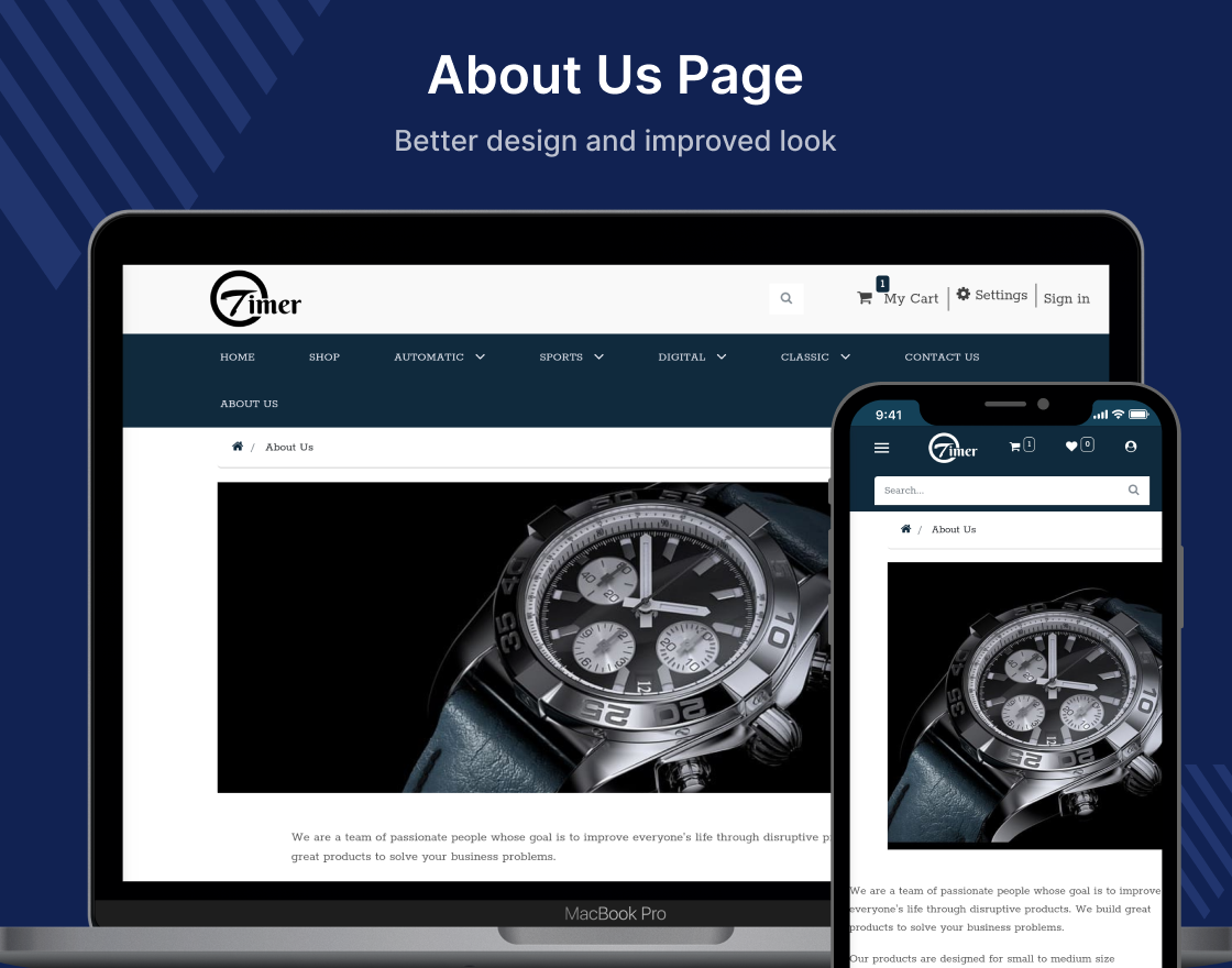 Odoo Website Theme: Timer