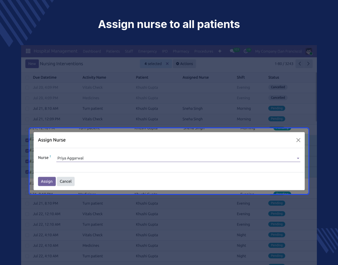 Odoo Hospital Management System