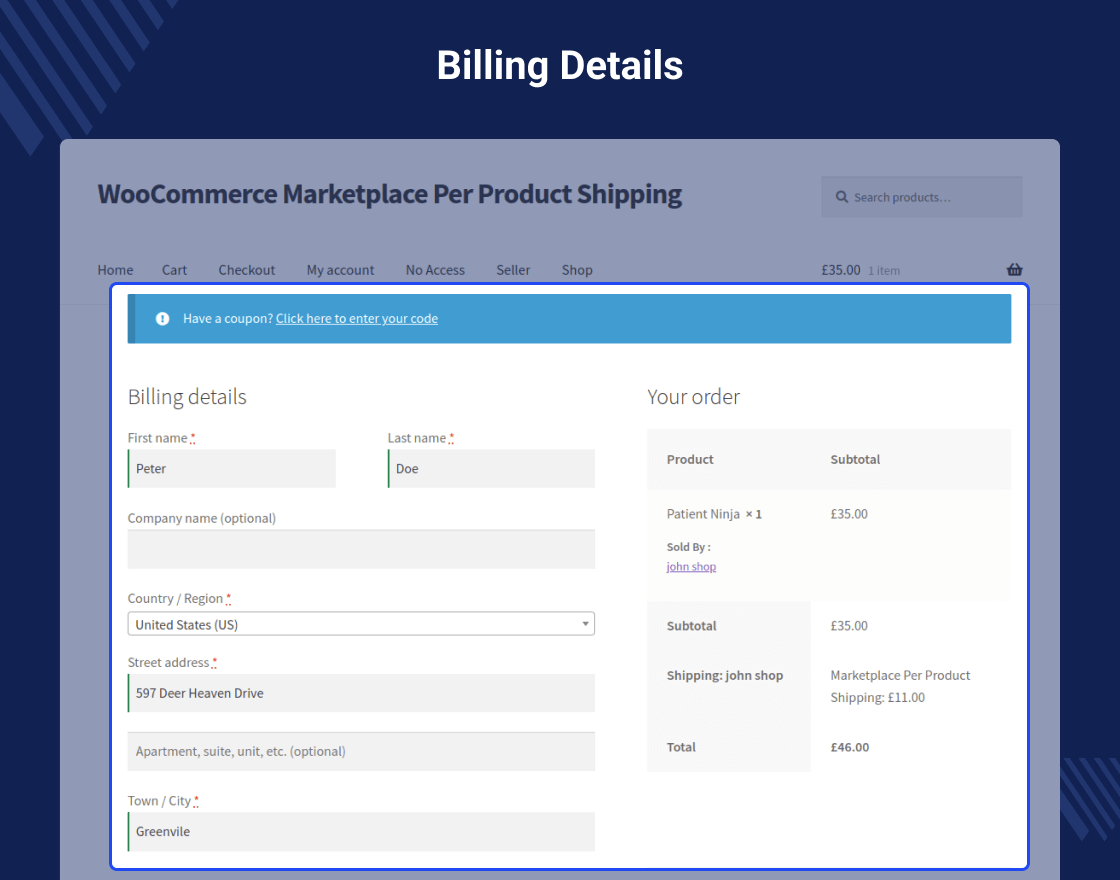 Multi Vendor Per Product Shipping for WooCommerce