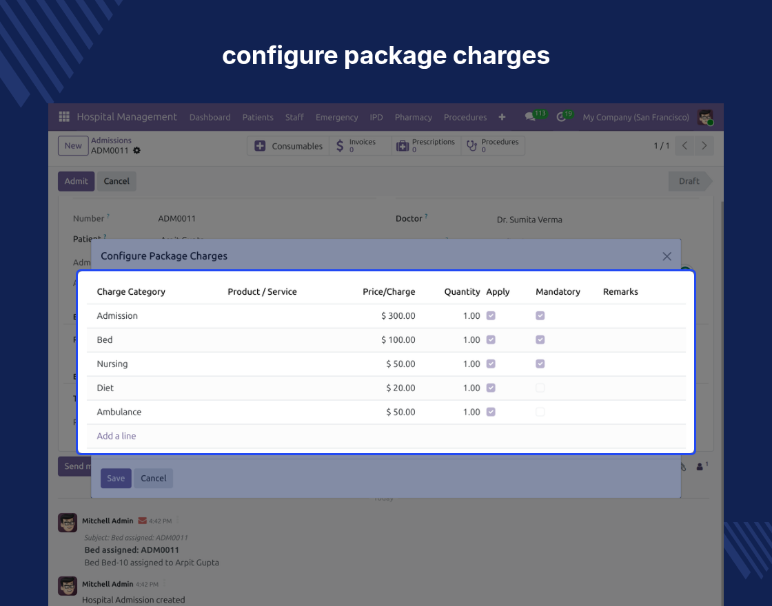 Odoo Hospital Management System