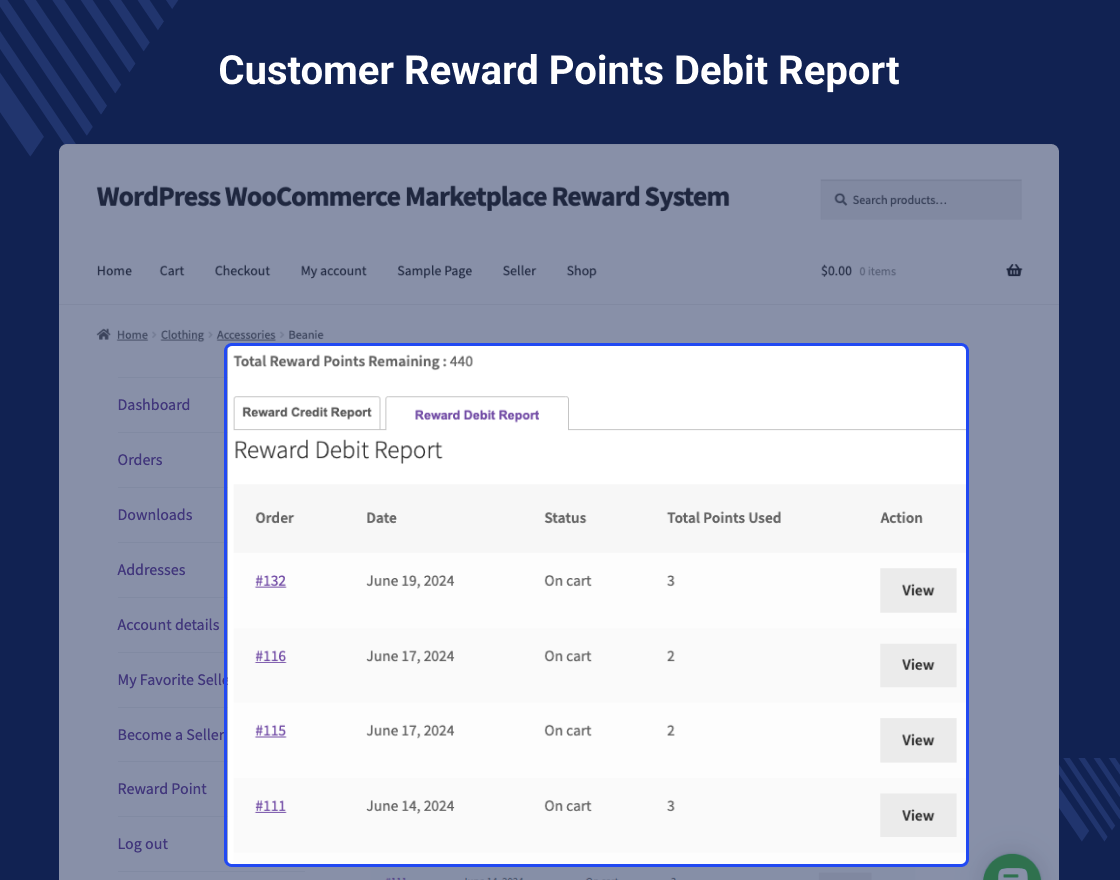 Marketplace Reward System for WooCommerce