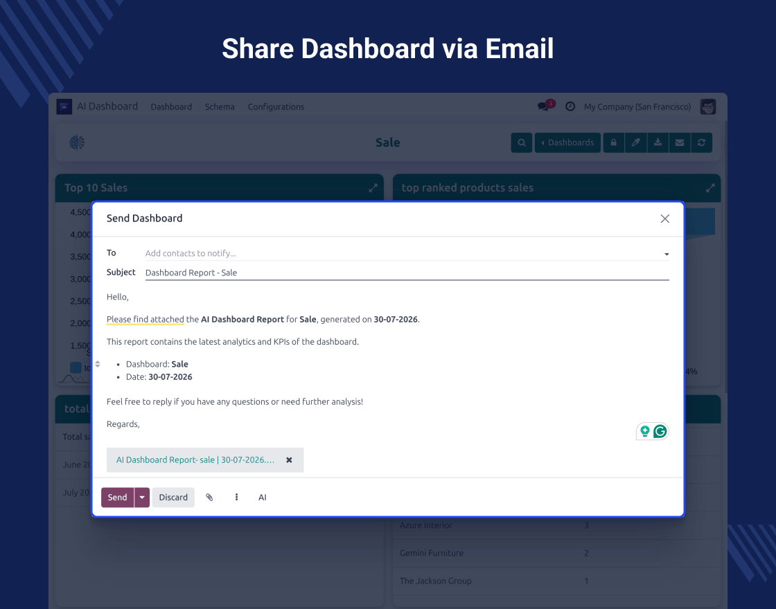 Odoo AI Dashboard