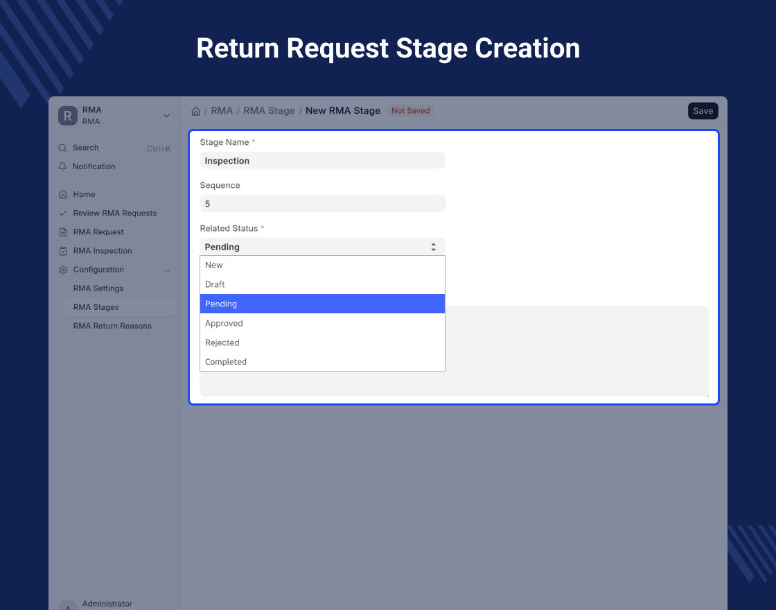 ERPNext Return Merchandise Authorization (RMA)