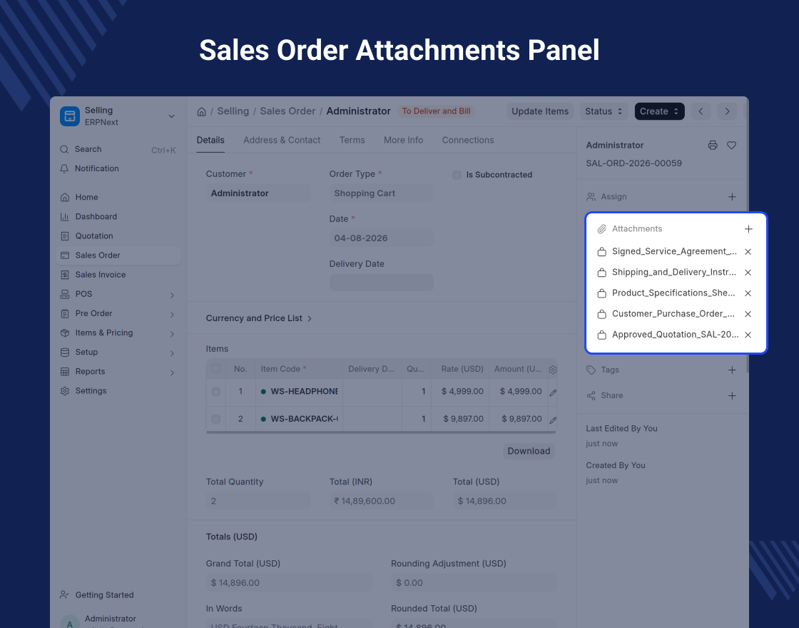 ERPNext Website File Upload