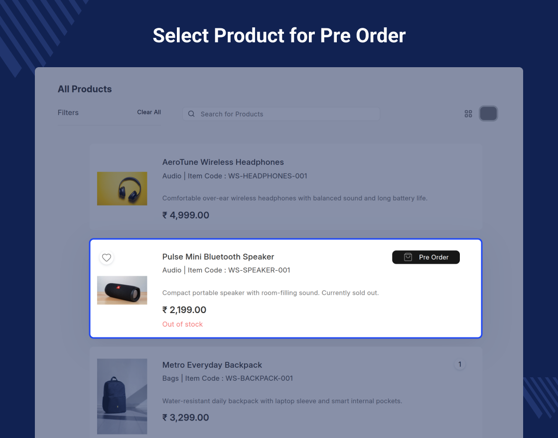 ERPNext Website Pre-Order