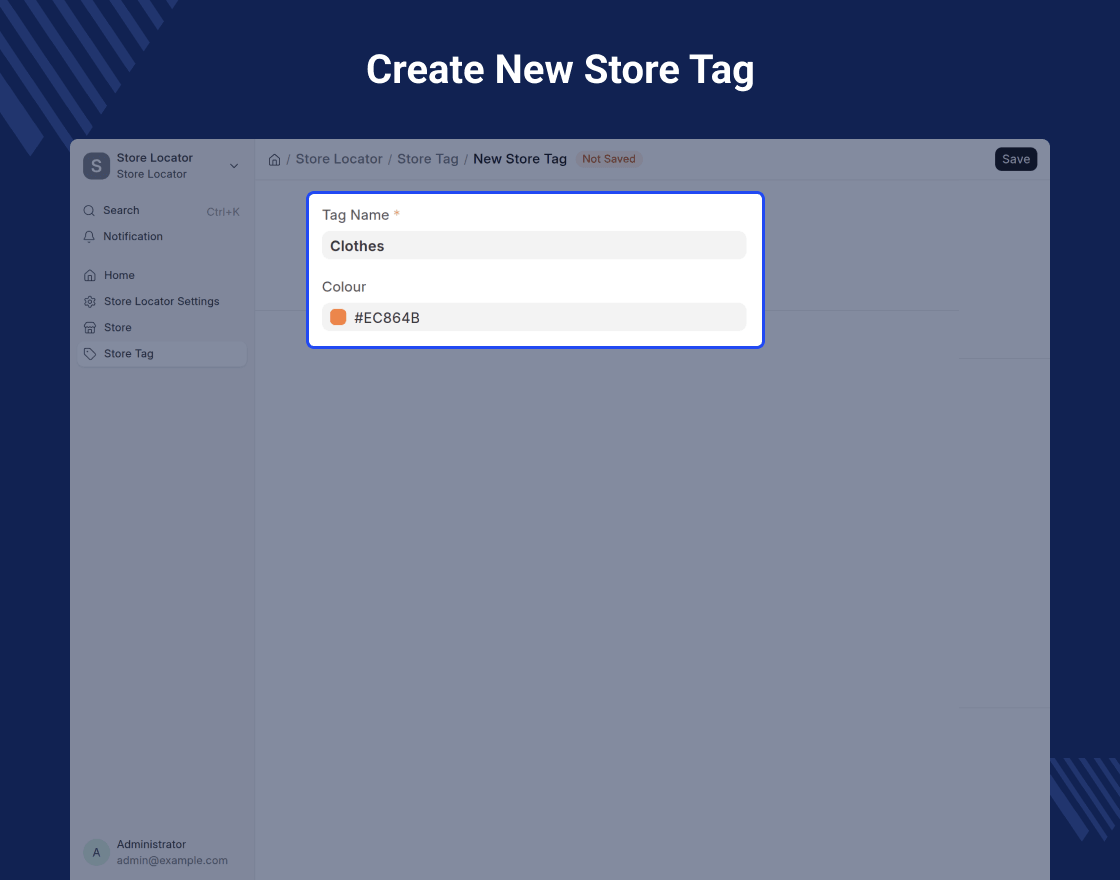 ERPNext Website Store Locator