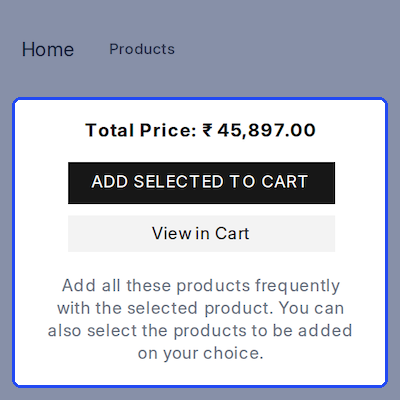 ERPNext Frequently Bought Together Products