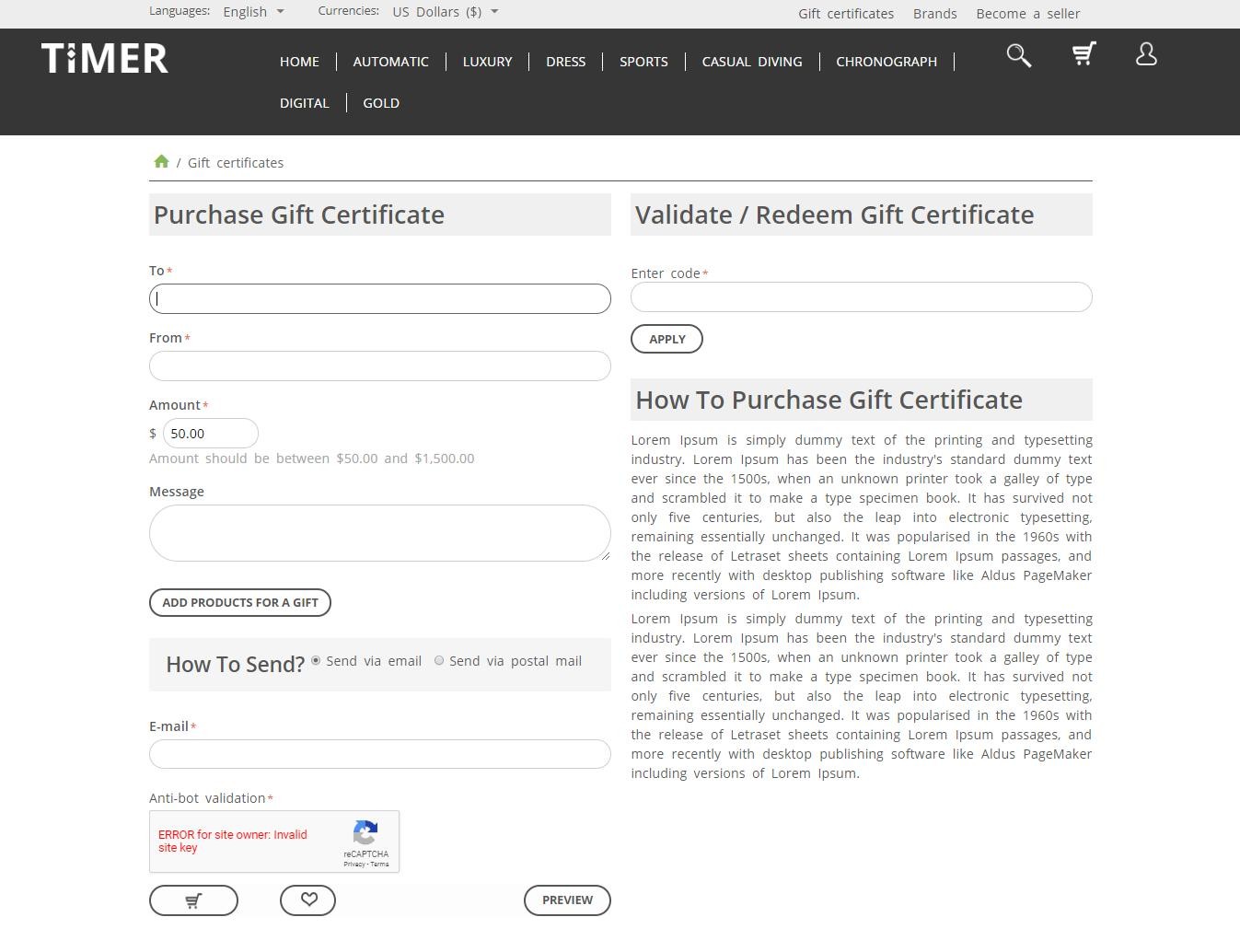 CS-Cart Responsive Theme : Timer