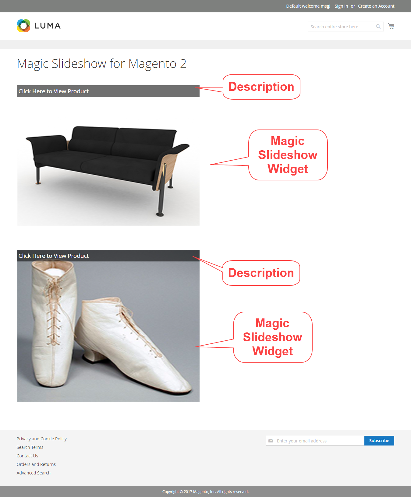 Magic Slideshow for Magento 2