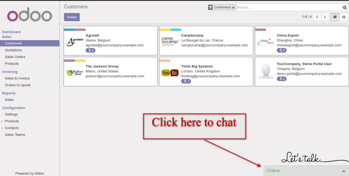 Odoo LiveChat Tawk To
