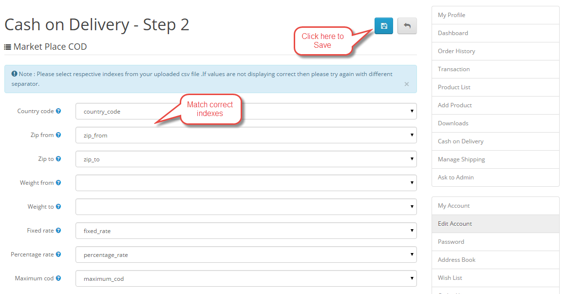 Opencart Marketplace Paypal Adaptive Payment & Cash On Delivery