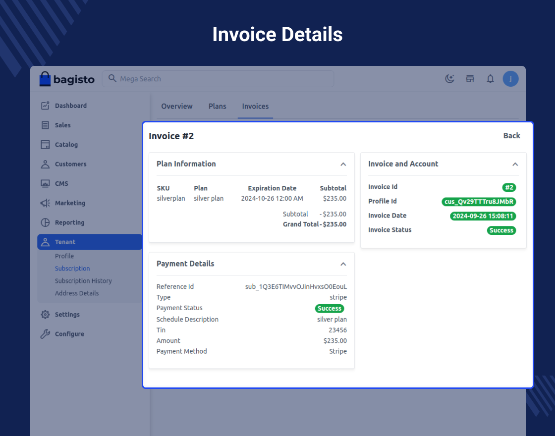 Laravel eCommerce SaaS Subscription