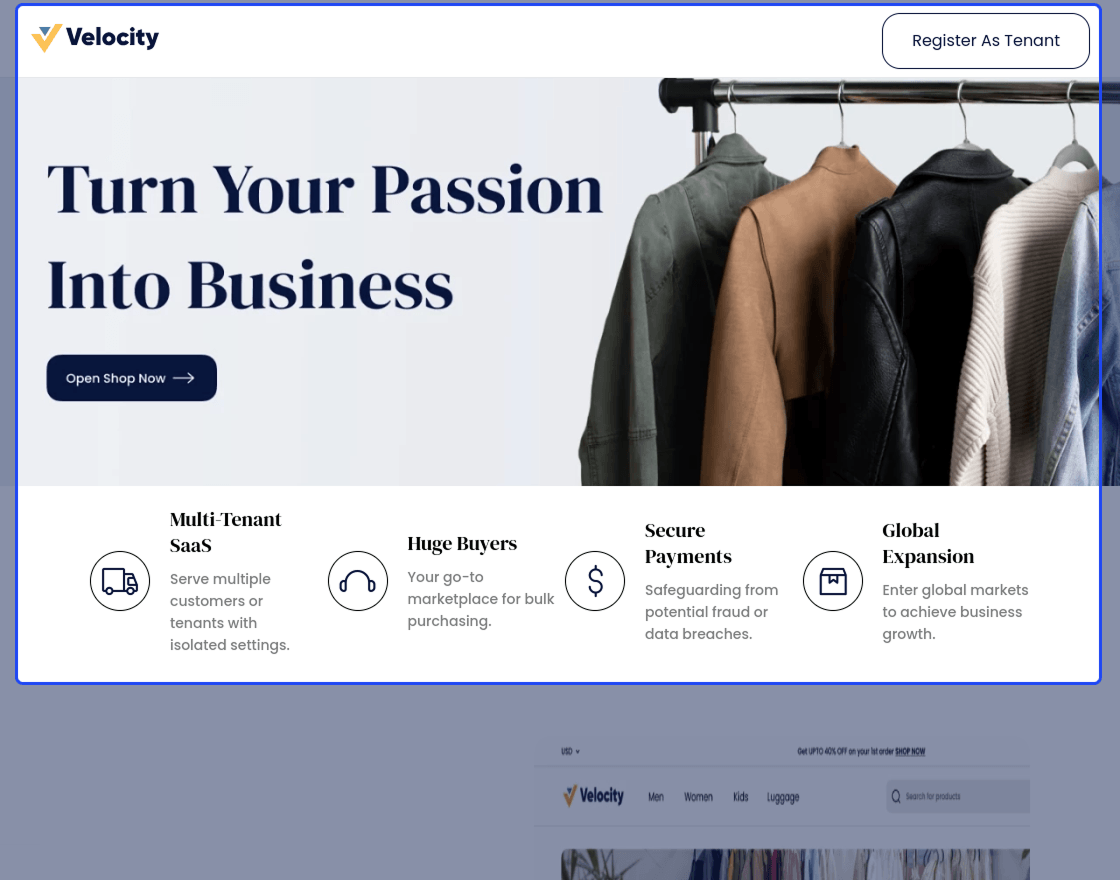Laravel e-Commerce Multi Company SaaS Module