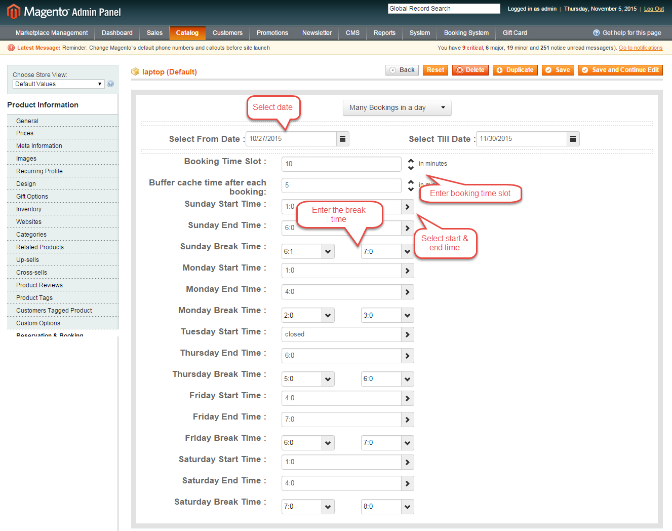 Magento (OpenMage) Booking & Reservation System
