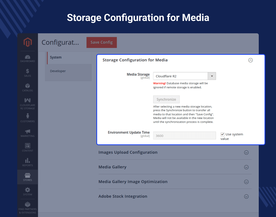 Magento 2 Cloudflare R2 Storage