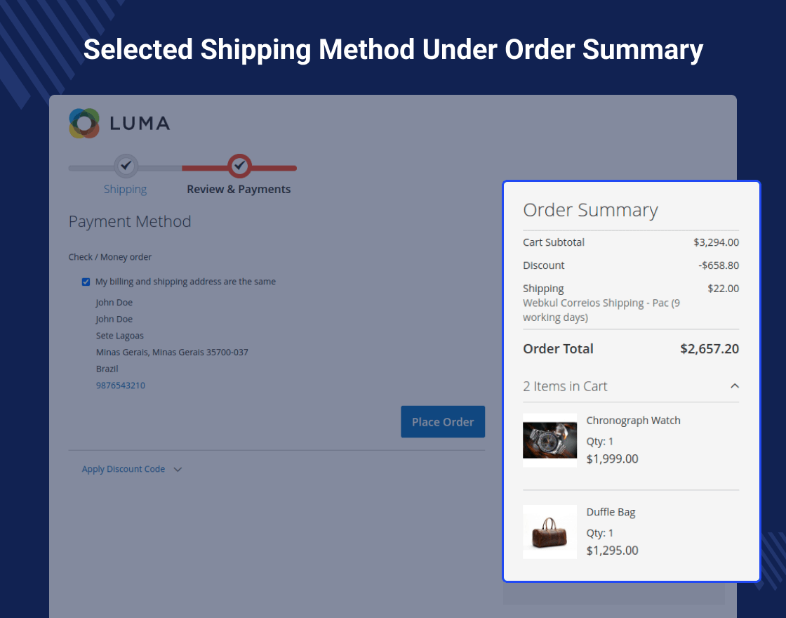 Marketplace Correios Shipping for Magento 2
