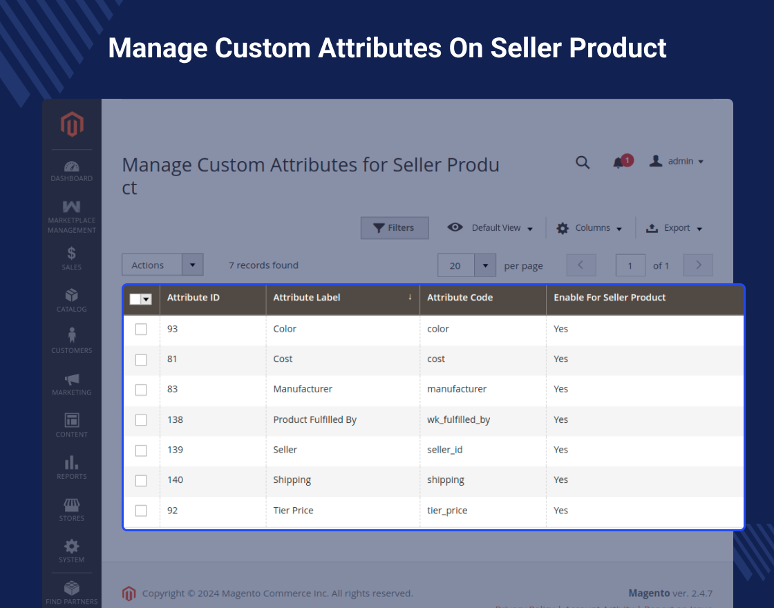 Magento 2 Custom Attribute Marketplace Add-on