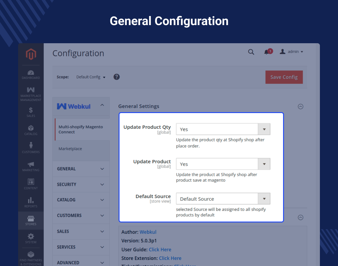 Magento 2 Multi Vendor Shopify Connector
