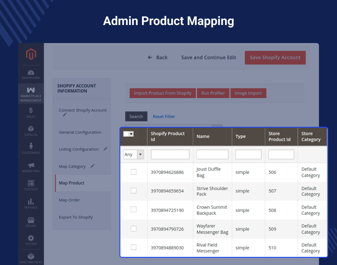 Magento 2 Multi Vendor Shopify Connector