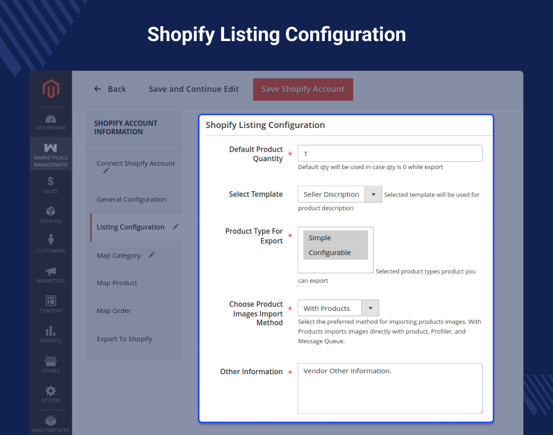 Magento 2 Multi Vendor Shopify Connector