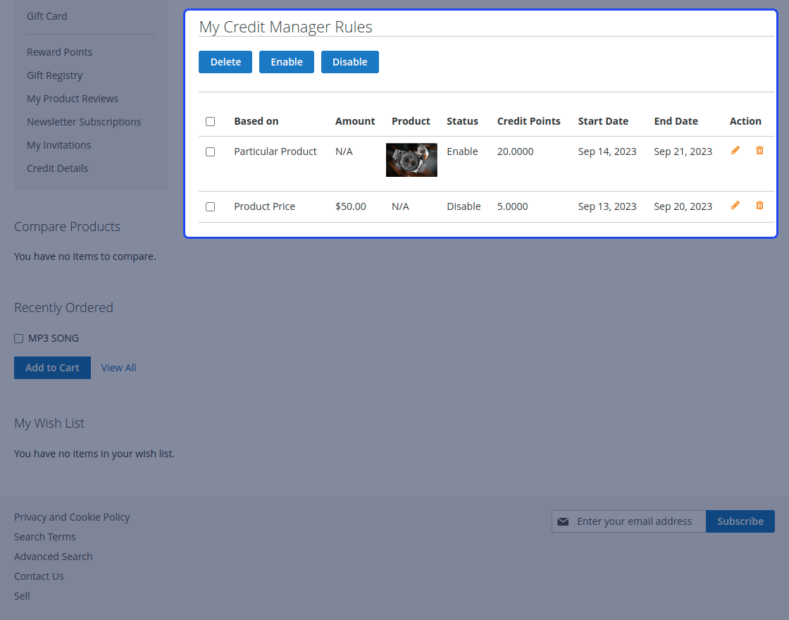 Magento 2 Vendor Credit Management Marketplace Add-on 
