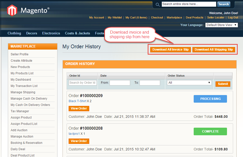 Magento (OpenMage) Marketplace Fixed Rate Shipping