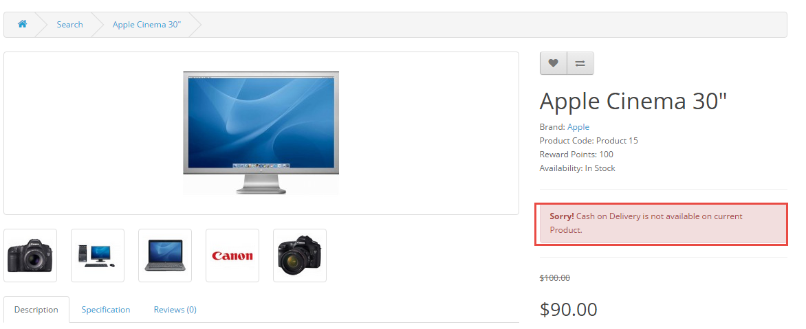 Opencart Marketplace Paypal Adaptive Payment & Cash On Delivery
