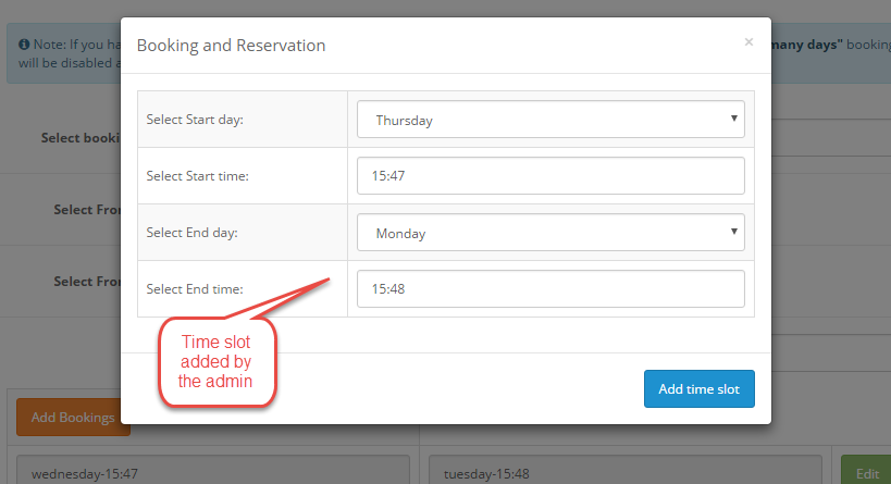 Opencart Marketplace Booking Reservation System